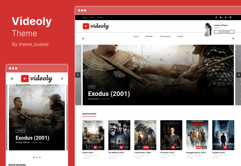 Videoly Theme - Video WordPress Theme