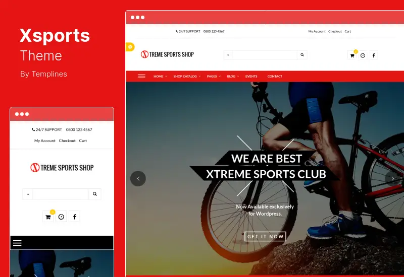 Xsports Theme - Xtreme Sports WordPress Theme