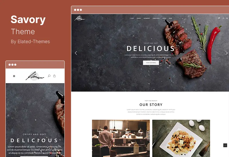 Savory Theme - Restaurant WordPress Theme