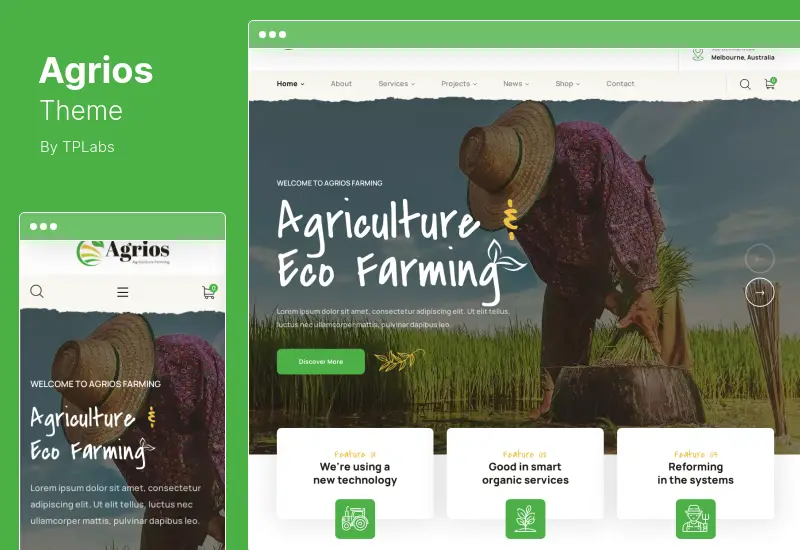 Agrios Theme - Agriculture Farming WordPress Theme