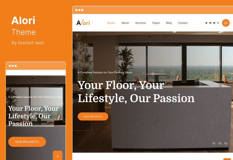 Alori Theme - Flooring and Tiling WordPress Theme