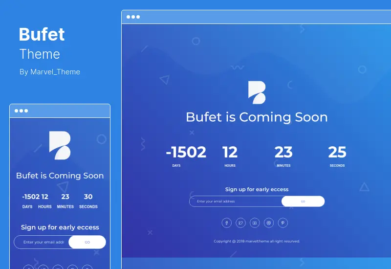 Bufet Theme - Multi Concept Software & App Landing WordPress Theme