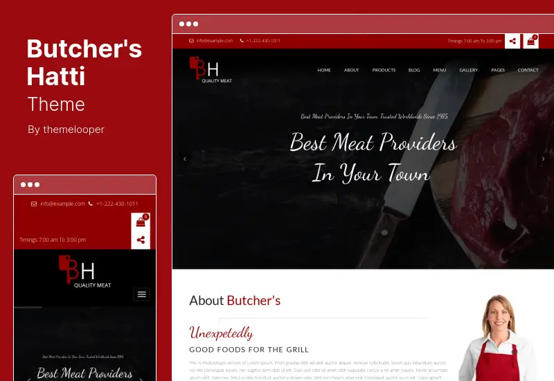 Butcher's Hatti Theme - Butcher & Meat Shop WordPress Theme