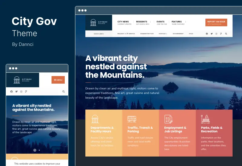 CityGov Theme - City Government & Municipal WordPress Theme