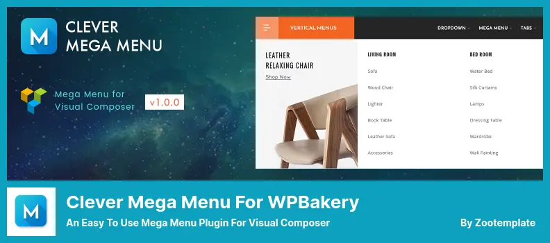 Clever Mega Menu for WPBakery Plugin - An Easy to Use Mega Menu Plugin for Visual Composer