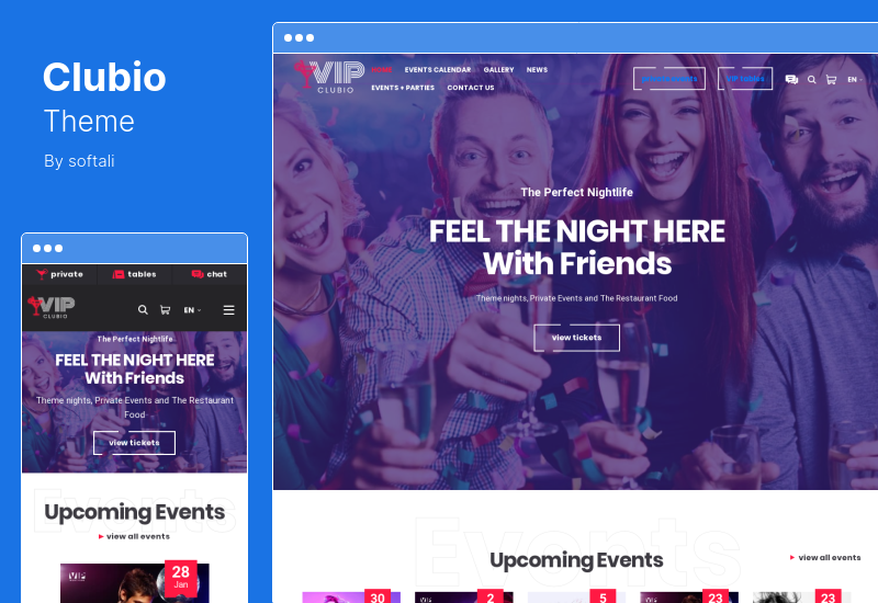 Clubio Theme - Night Club WordPress Theme