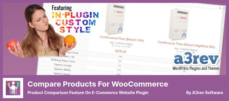 Compare Products for WooCommerce Plugin - Product Comparison Feature on E-Commerce Website Plugin