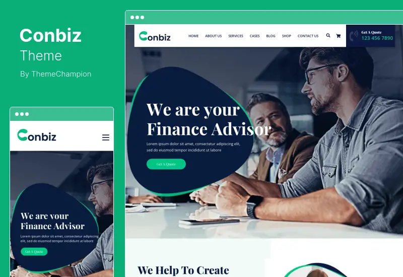 Conbiz Theme - Business & Consulting WordPress Theme