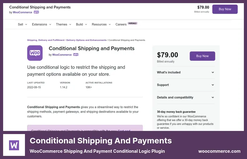 Conditional Shipping and Payments Plugin - WooCommerce Shipping and Payment Conditional Logic Plugin