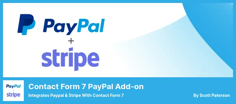 Contact Form 7 PayPal Add-on Plugin - Integrates Paypal & Stripe With Contact Form 7