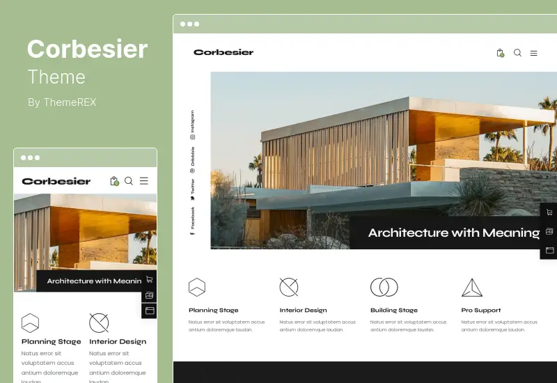 Corbesier Theme - Modern Architecture & Interior Design WordPress Theme