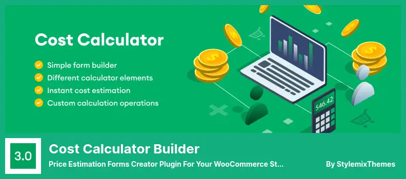 Cost Calculator Builder Plugin - Price Estimation Forms Creator Plugin for Your WooCommerce Store