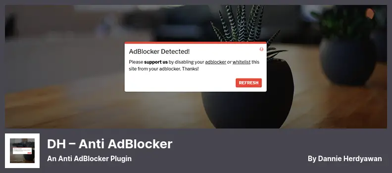 DH – Anti AdBlocker Plugin - An Anti AdBlocker Plugin