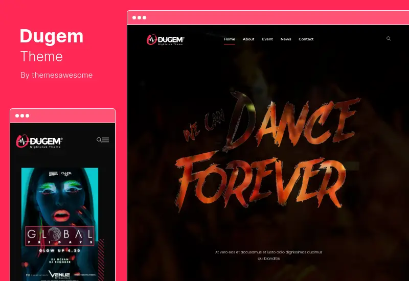 Dugem Theme - Dance Night Club WordPress Theme