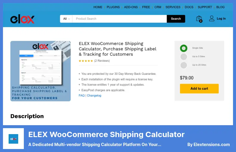 ELEX WooCommerce Shipping Calculator Plugin - a Dedicated Multi-vendor Shipping Calculator Platform On Your WooCommerce Website
