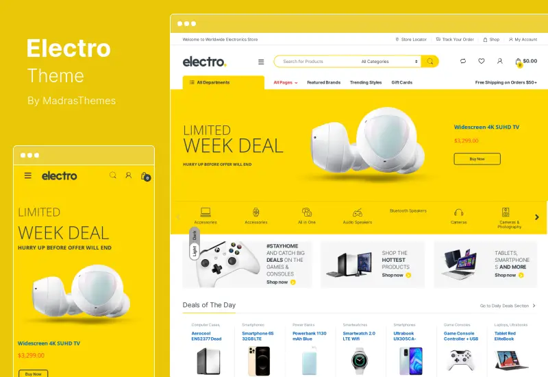 Electro Theme -  Electronics Store WooCommerce Theme