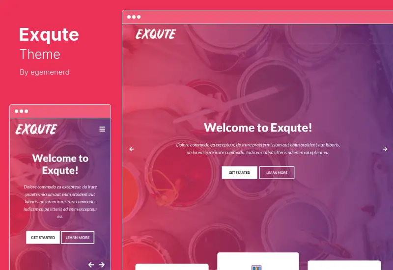 Exqute Theme - Painting Company WordPress Theme