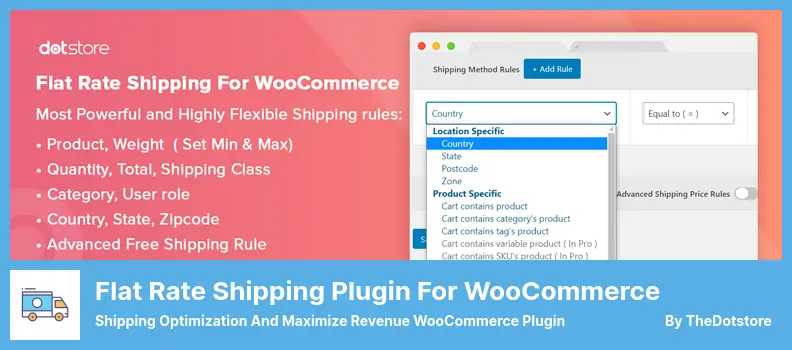 Flat Rate Shipping Plugin For WooCommerce Plugin - Shipping Optimization and Maximize Revenue WooCommerce Plugin