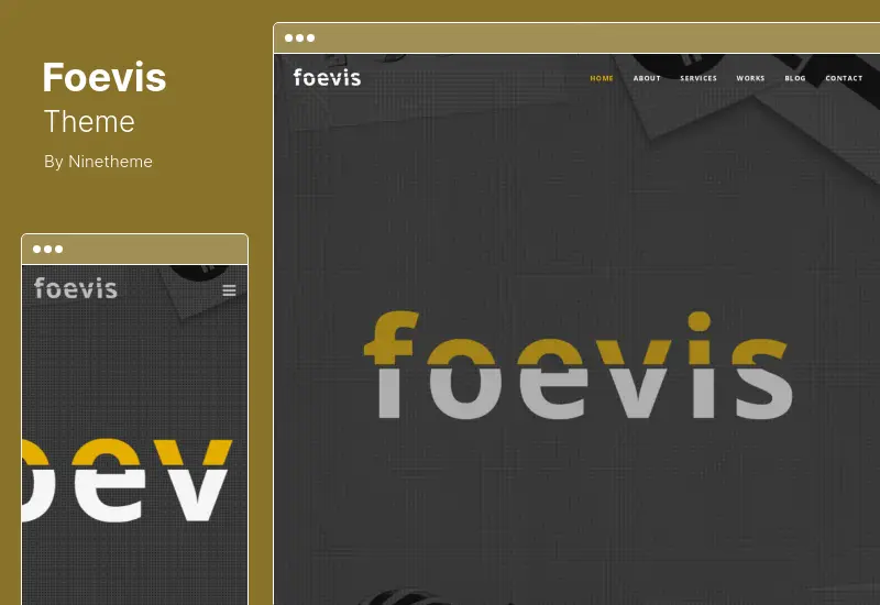Foevis Theme - Minimal Agency & Video Portfolio WordPress Theme