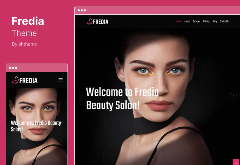 Fredia Theme - Makeup Artist WordPress Theme