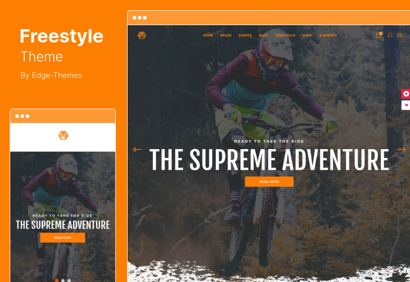Freestyle Theme - Extreme Sports WordPress Theme
