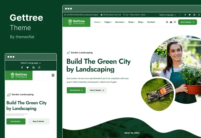 Gettree Theme - Garden & Landscaping WordPress Theme