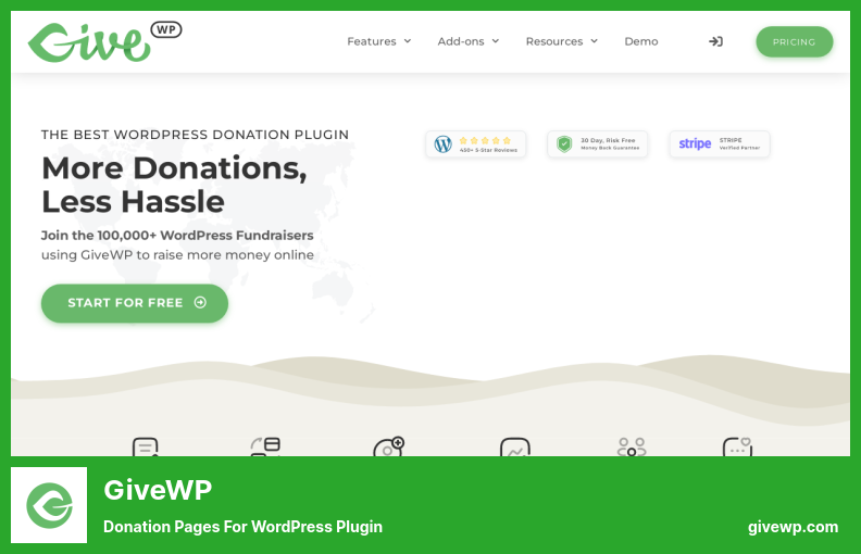 GiveWP Plugin - Donation Pages for WordPress Plugin
