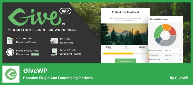 GiveWP Plugin - Donation Plugin and Fundraising Platform