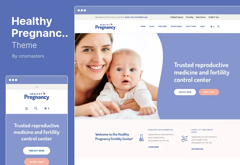 Healthy Pregnancy Theme - Health & Medical WordPress Theme