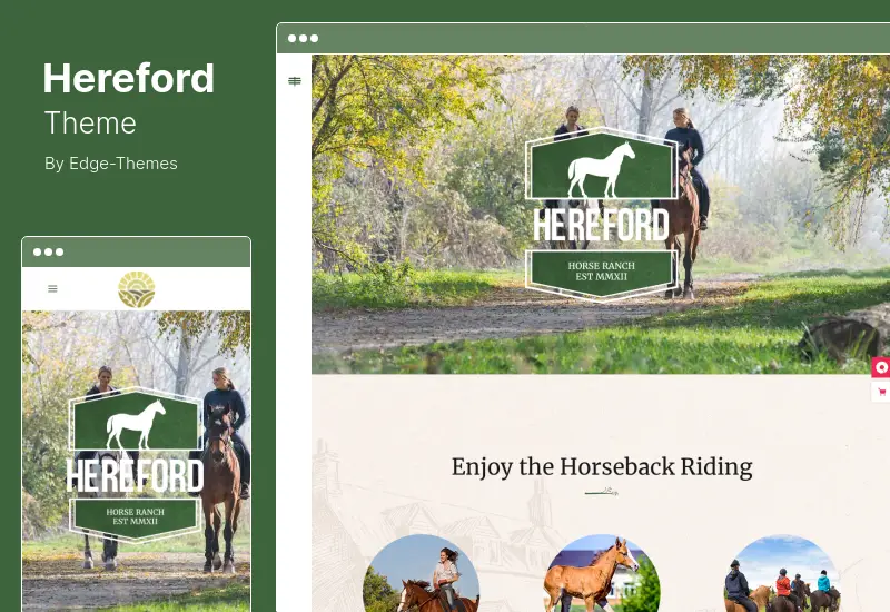 Hereford Theme - Agriculture and Organic Food WordPress Theme
