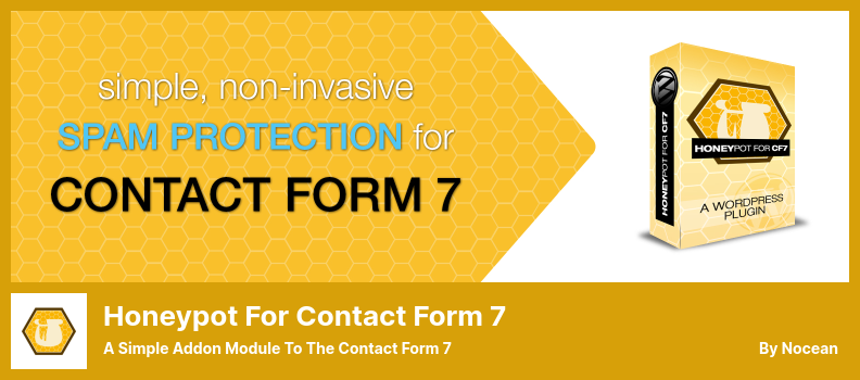 Honeypot for Contact Form 7 Plugin - a Simple Addon Module to The Contact Form 7