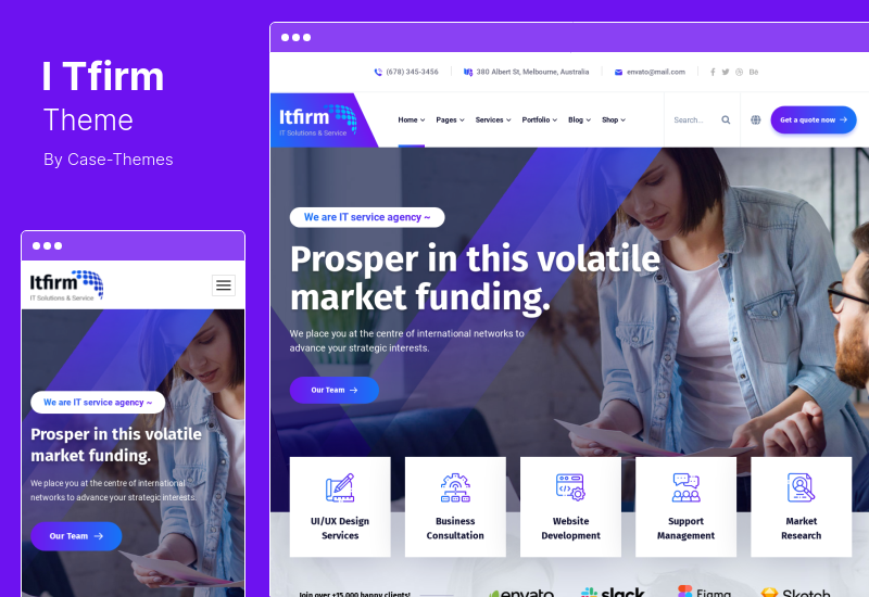 ITfirm Theme - IT Solutions Services WordPress Theme