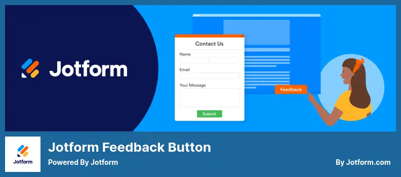 Jotform Feedback Button Plugin - Powered By Jotform