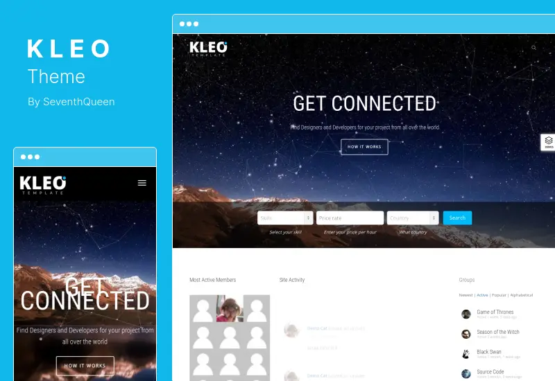 KLEO Theme - Pro Community Focused, Multipurpose BuddyPress WordPress Theme