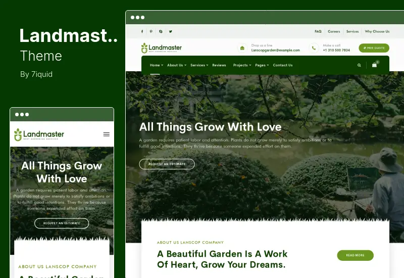 Landmaster Theme - Garden & Landscaping WordPress Theme