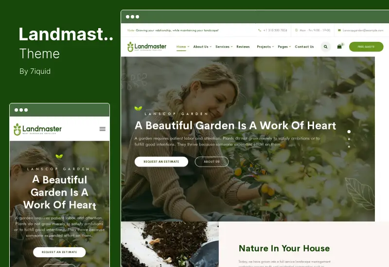 Landmaster Theme - Garden & Landscaping WordPress Theme