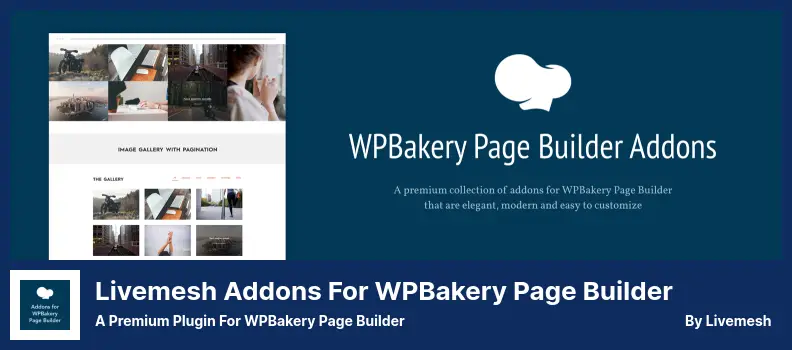 Livemesh Addons for WPBakery Page Builder Plugin - A Premium Plugin for WPBakery Page Builder