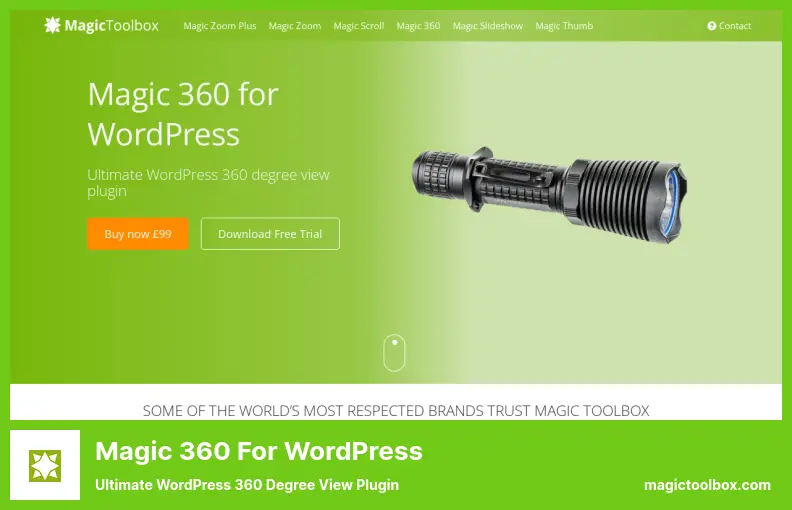 Magic 360 for WordPress Plugin - Ultimate WordPress 360 degree view plugin