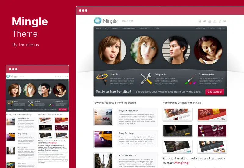 Mingle Theme - Multipurpose WordPress Theme