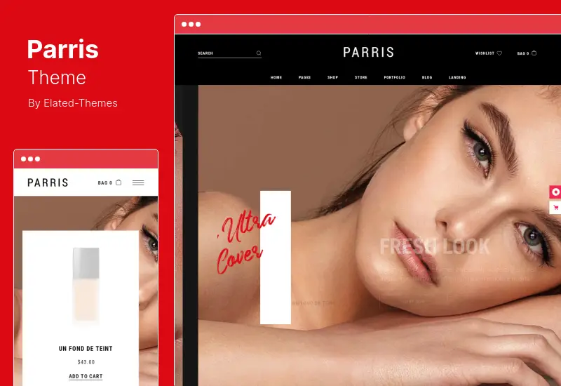 Parris Theme - Beauty and Makeup Shop WordPress Theme
