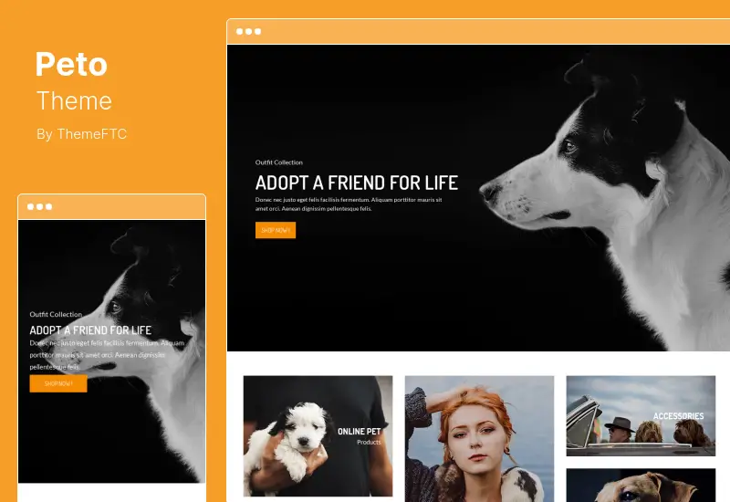 Peto Theme - Animal and Pet Shop WooCommerce  Theme