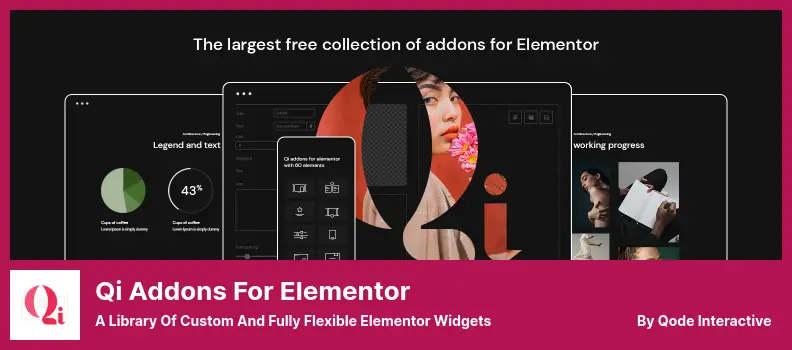Qi Addons For Elementor Plugin - A Library of Custom and Fully Flexible Elementor Widgets