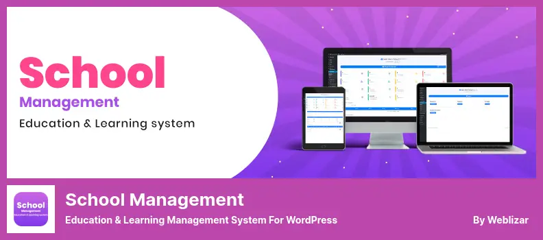School Management Plugin - Education & Learning Management system for WordPress