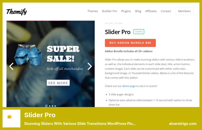 Slider Pro Plugin - Stunning Sliders With Various Slide Transitions WordPress Plugin