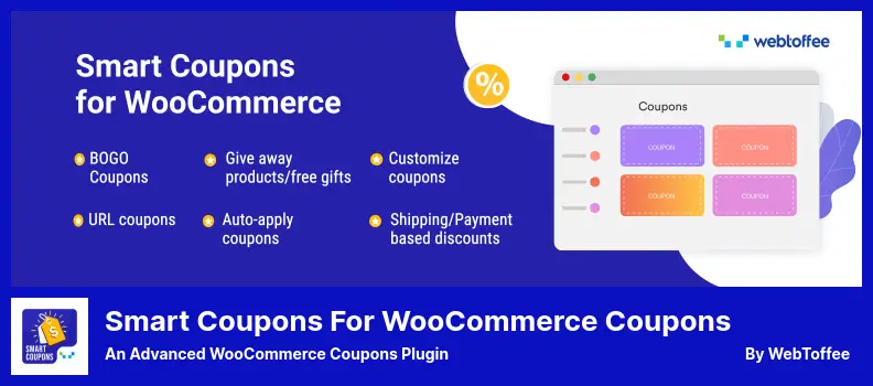 Smart Coupons For WooCommerce Coupons Plugin - An Advanced WooCommerce Coupons Plugin