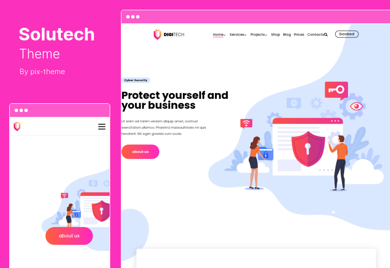 Solutech Theme - Security & CCTV WordPress Theme