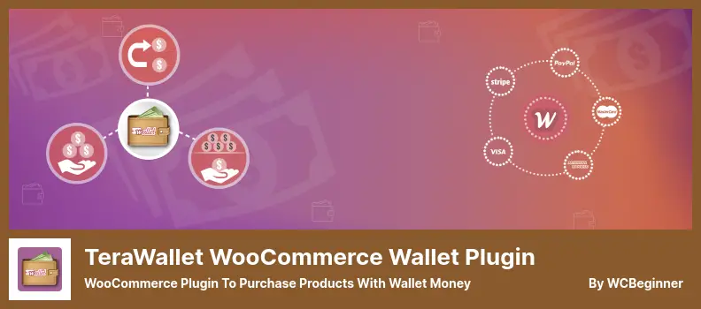 TeraWallet WooCommerce Wallet Plugin - WooCommerce Plugin to Purchase Products With Wallet Money
