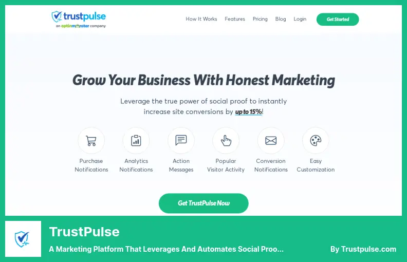 TrustPulse Plugin - A Marketing Platform That Leverages and Automates Social Proof
