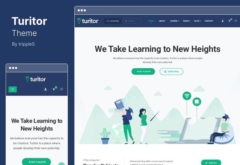 Turitor Theme - Education WordPress Theme