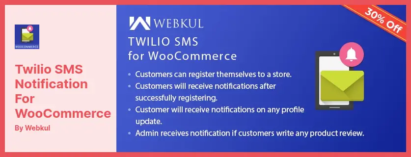 Twilio SMS Notification for WooCommerce Plugin - An Extensive Feature Based Plugin